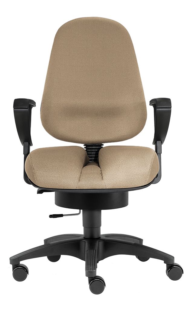 Druckentlastender Bürostuhl Mann